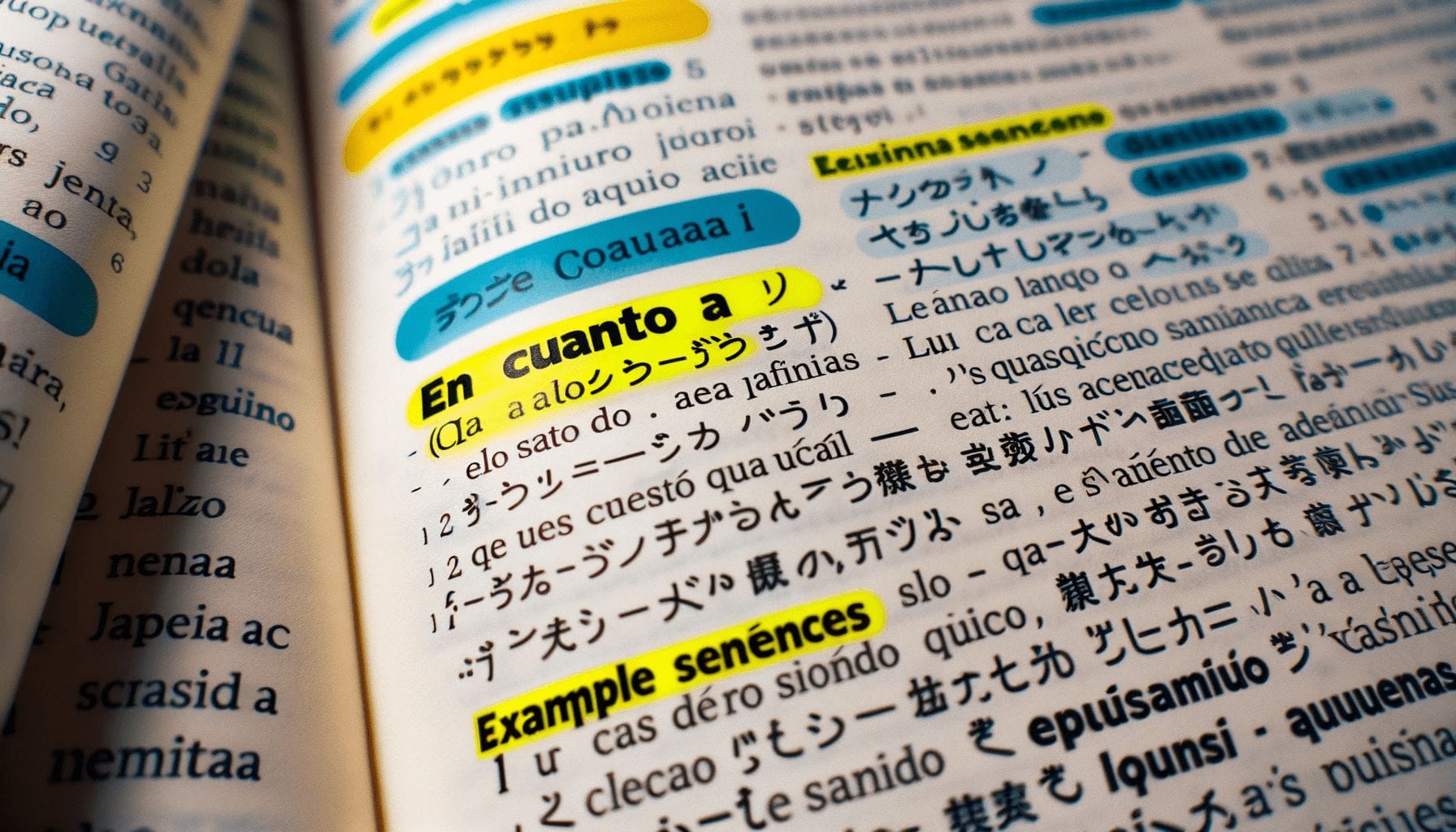 日本語が書かれた本のクローズアップ。